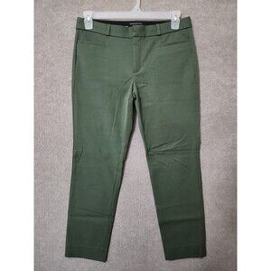 Banana Republic Sloan Dress Pants Womens 8 Green Ankle Stretch Office Career